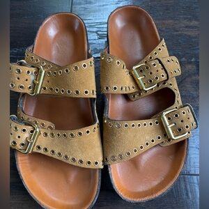 Isabel Marant Lenny Leather sandal/slide